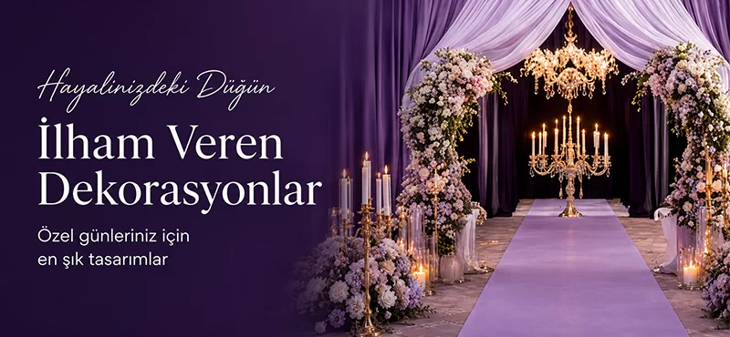 Düğün dekorasyonları
